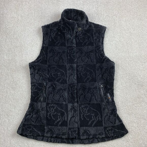 Kerrits Vest Women On Course Horse Full Zip Equestrian Fleece USA Size Small - Picture 1 of 13